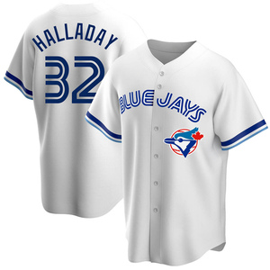 Roy Halladay Toronto Blue Jays Mitchell & Ness 2019 Hall of Fame Graphic T- Shirt - Royal