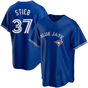 Men's Dave Stieb Toronto Blue Jays Backer Long Sleeve T-Shirt - Royal